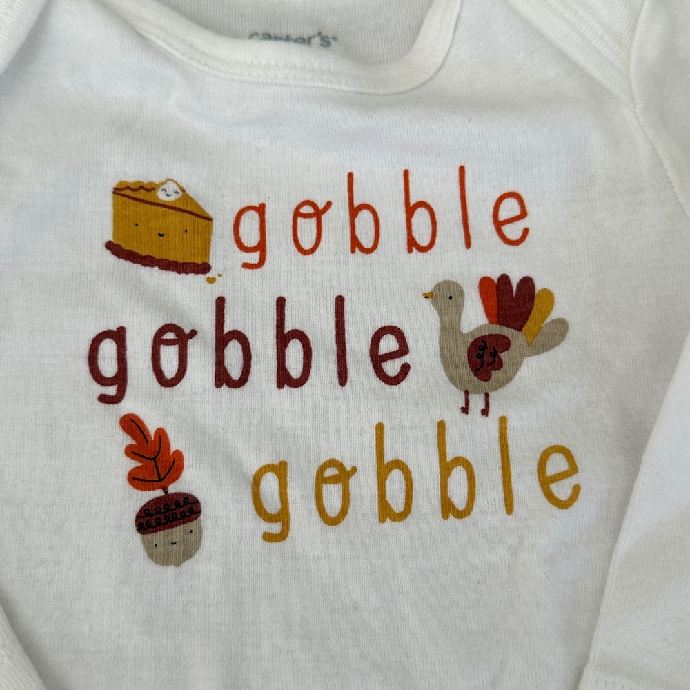 EUC Carter’s 6M Thanksgiving Outfit - Picture 4 of 4